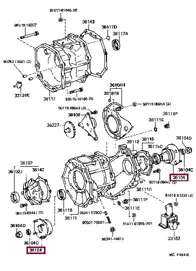 Toyota 33309-35100 Фланець редуктора 3330935100: Приваблива ціна - Купити у Польщі на 2407.PL!