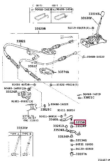 Toyota 33558-10030 Герметична кришка 3355810030: Приваблива ціна - Купити у Польщі на 2407.PL!