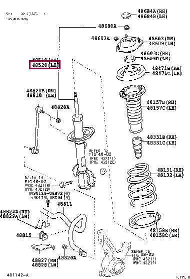 Toyota 48520-49765 Shock absorber assy 4852049765: Buy near me at 2407.PL in Poland at an Affordable price!
