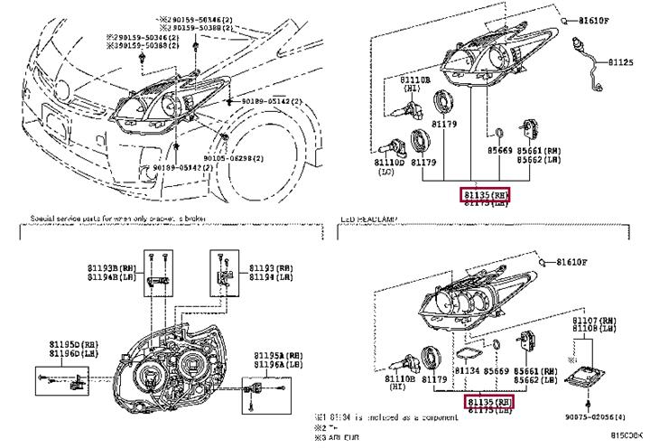 Toyota 81130-47253 Scheinwerfer 8113047253: Bestellen Sie in Polen zu einem guten Preis bei 2407.PL!