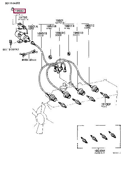 Toyota 90919-02058 Катушка зажигания 9091902058: Отличная цена - Купить в Польше на 2407.PL!