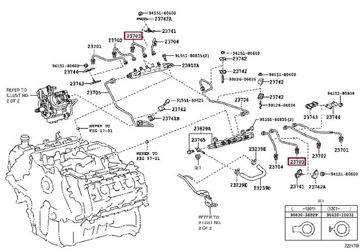 Toyota 23703-51010 Шланг паливний 2370351010: Приваблива ціна - Купити у Польщі на 2407.PL!