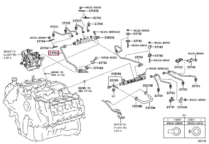 Toyota 23705-51011 Шланг паливний 2370551011: Приваблива ціна - Купити у Польщі на 2407.PL!