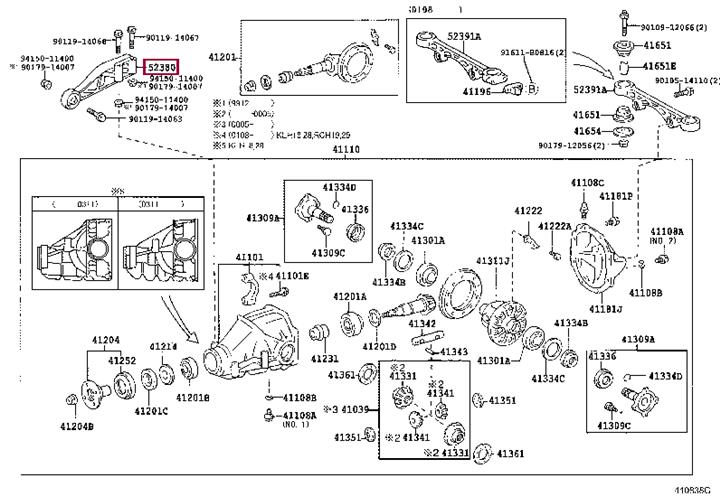 Toyota 52380-26081 Control Arm-/Trailing Arm Bush 5238026081: Buy near me in Poland at 2407.PL - Good price!