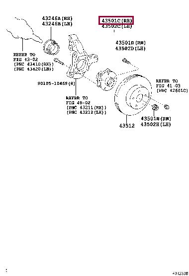 Toyota 43510-47011 Radnabe 4351047011: Kaufen Sie zu einem guten Preis in Polen bei 2407.PL!