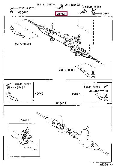 Toyota 44200-42120 Power Steering 4420042120: Buy near me in Poland at 2407.PL - Good price!