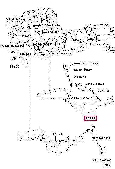 Toyota 89465-60370 Lambdasonde 8946560370: Kaufen Sie zu einem guten Preis in Polen bei 2407.PL!