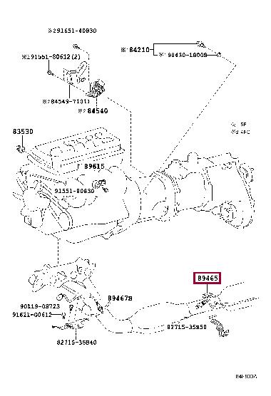 Toyota 89465-60440 Lambda sensor 8946560440: Buy near me at 2407.PL in Poland at an Affordable price!