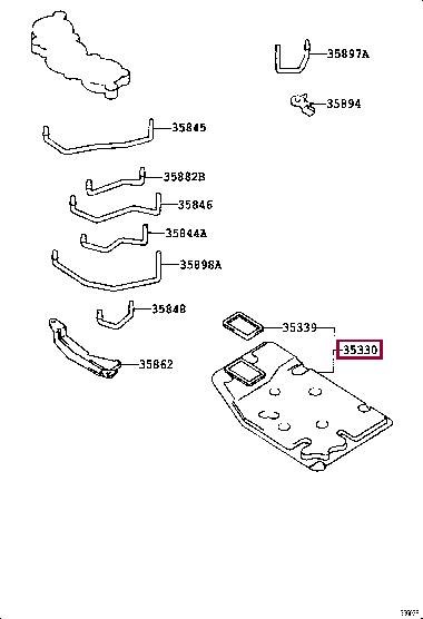 Toyota 35330-32031 Фільтр АКПП 3533032031: Приваблива ціна - Купити у Польщі на 2407.PL!