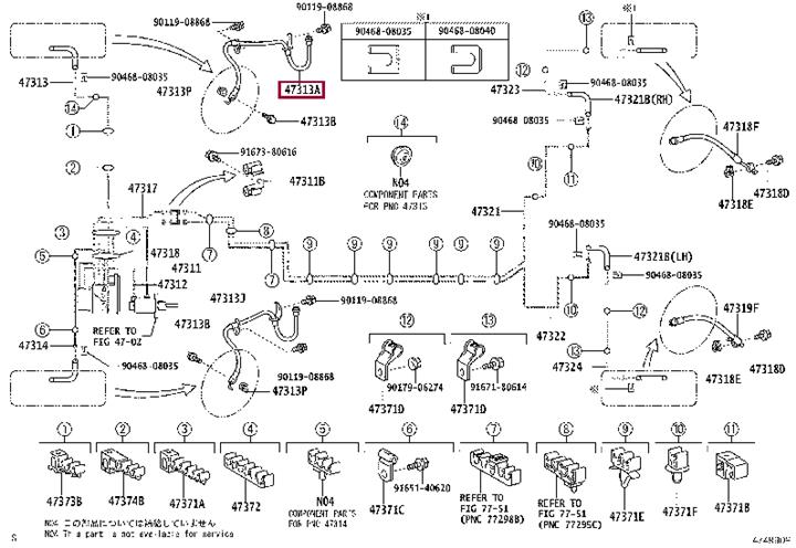 Toyota 90947-02F47 Тормозной шланг 9094702F47: Отличная цена - Купить в Польше на 2407.PL!