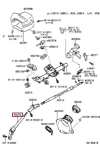 Toyota 45260-44031 Lenkstock 4526044031: Bestellen Sie in Polen zu einem guten Preis bei 2407.PL!