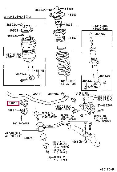 Toyota 48815-50151 Tuleja, stabilizator 4881550151: Dobra cena w Polsce na 2407.PL - Kup Teraz!