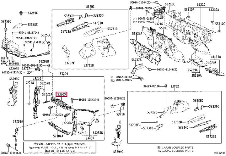 Toyota 53216-0E050 Wsparcie grzejnik 532160E050: Dobra cena w Polsce na 2407.PL - Kup Teraz!