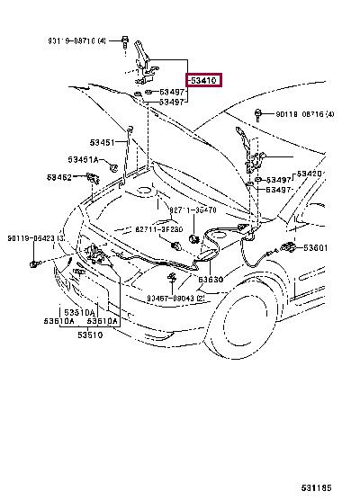 Buy Toyota 53410-12410 at a low price in Poland!