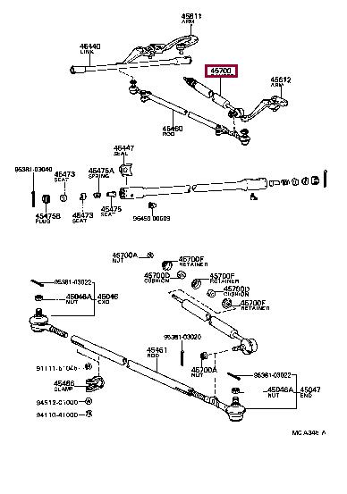 Toyota 45700-39085 Auto part 4570039085: Buy near me at 2407.PL in Poland at an Affordable price!