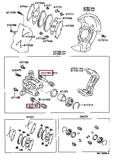 Toyota 47715-06020 Autoteil 4771506020: Kaufen Sie zu einem guten Preis in Polen bei 2407.PL!