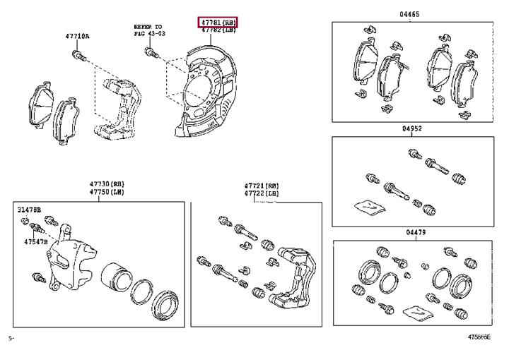 Toyota 4778102110 Auto part 4778102110: Buy near me at 2407.PL in Poland at an Affordable price!