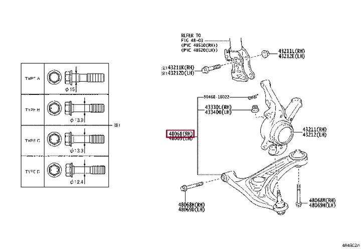 Toyota 48068-W9005 Auto part 48068W9005: Buy near me at 2407.PL in Poland at an Affordable price!