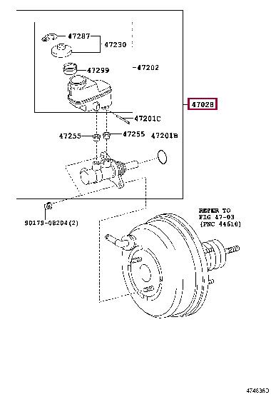 Toyota 47201-42380 Цилиндр тормозной, главный 4720142380: Купить в Польше - Отличная цена на 2407.PL!