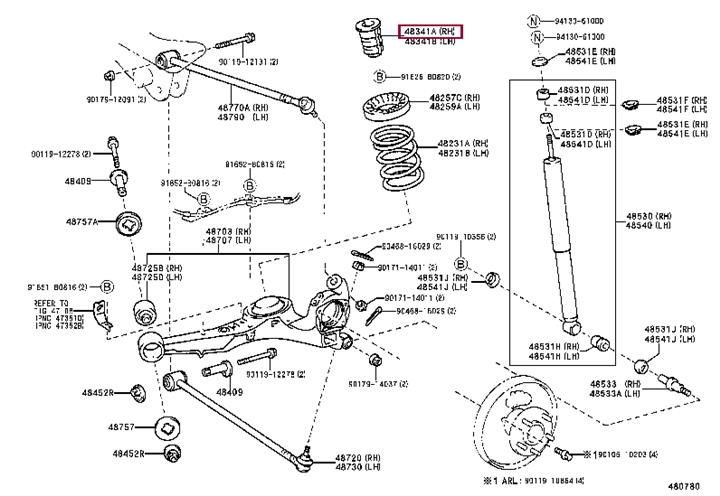 Toyota 48306-42020 Część samochodowa 4830642020: Atrakcyjna cena w Polsce na 2407.PL - Zamów teraz!