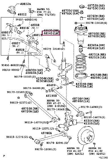 Toyota 48540-49315 Federbein 4854049315: Kaufen Sie zu einem guten Preis in Polen bei 2407.PL!