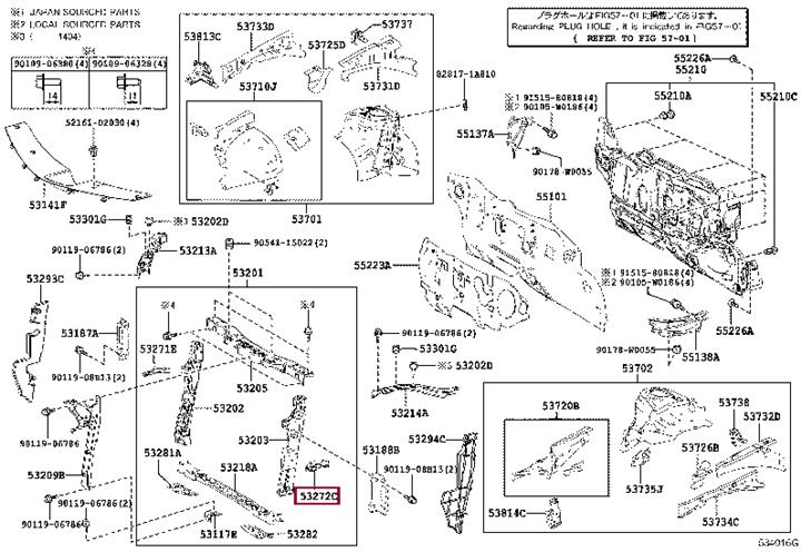 Toyota 53272-02070 Scheinwerferhalter 5327202070: Kaufen Sie zu einem guten Preis in Polen bei 2407.PL!