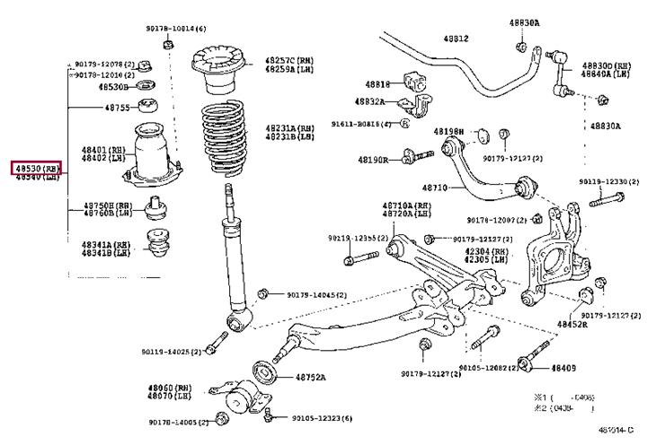 Toyota 48530-29785 Shock absorber assy 4853029785: Buy near me at 2407.PL in Poland at an Affordable price!