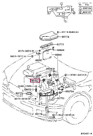 Toyota 89452-22070 Sensor, throttle position (for e.f.i.) 8945222070: Отличная цена - Купить в Польше на 2407.PL!