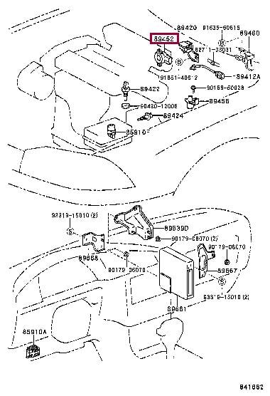 Toyota 89452-33010 Throttle position sensor 8945233010: Buy near me at 2407.PL in Poland at an Affordable price!