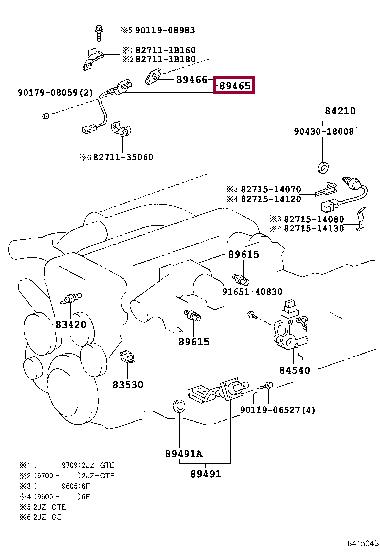 Toyota 89465-19615 Датчик кисневий / Лямбда-зонд 8946519615: Приваблива ціна - Купити у Польщі на 2407.PL!