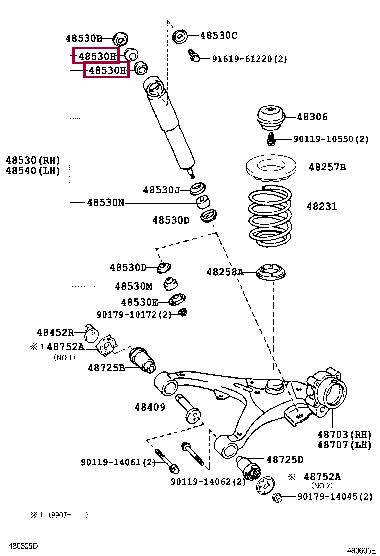 

płyta regulowane zawieszenie 9038519008 Toyota