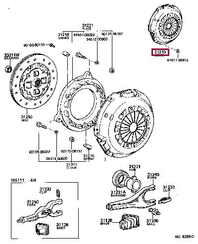 Toyota 31210-30182 Kupplungsdruckplatte 3121030182: Kaufen Sie zu einem guten Preis in Polen bei 2407.PL!