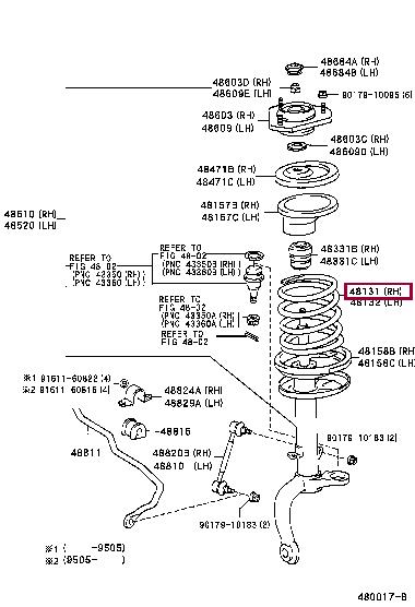 Toyota 48131-2T110 Sprężyna zawieszenia 481312T110: Dobra cena w Polsce na 2407.PL - Kup Teraz!