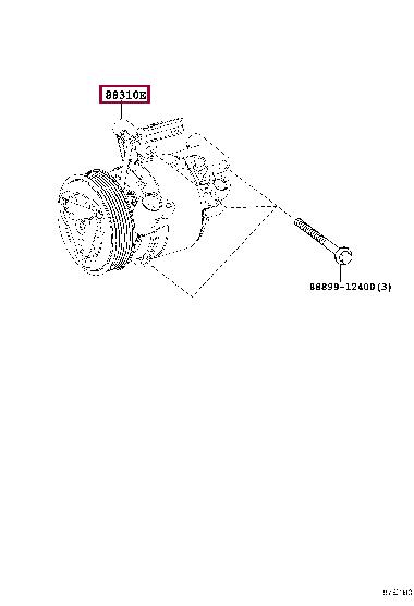 Toyota 88310-YV010 Auto part 88310YV010: Buy near me at 2407.PL in Poland at an Affordable price!