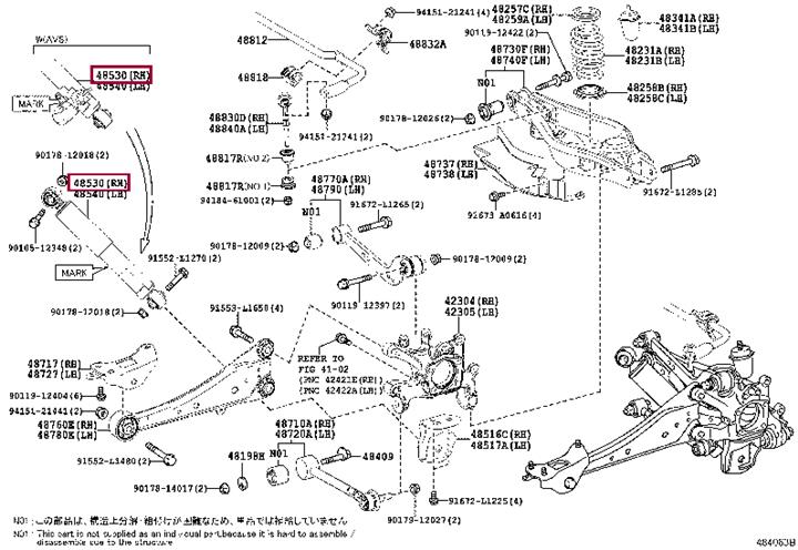 Toyota 48531-78011 Amortyzator tylny prawy 4853178011: Dobra cena w Polsce na 2407.PL - Kup Teraz!