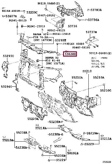 Toyota 53828-48040 Pokrywa skrzydła, lh 5382848040: Dobra cena w Polsce na 2407.PL - Kup Teraz!