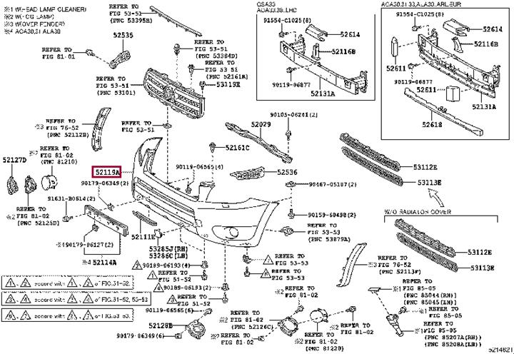 Toyota 52119-42932 Zderzak przedni 5211942932: Atrakcyjna cena w Polsce na 2407.PL - Zamów teraz!