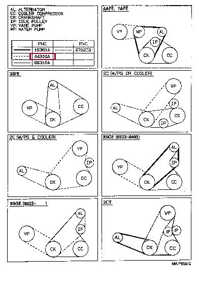 Toyota 99363-50760-83 Pasek klinowy 993635076083: Dobra cena w Polsce na 2407.PL - Kup Teraz!