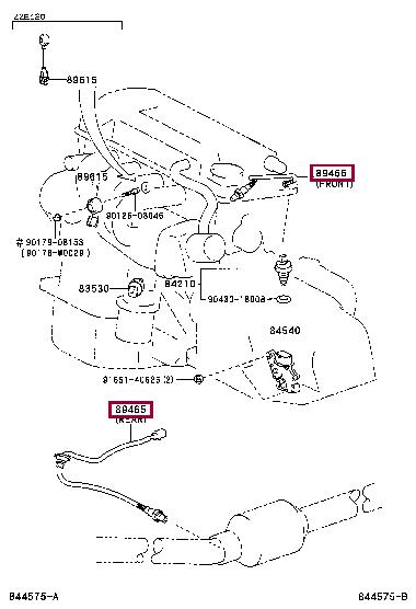 Toyota 89465-02150 Датчик кисневий / Лямбда-зонд 8946502150: Приваблива ціна - Купити у Польщі на 2407.PL!