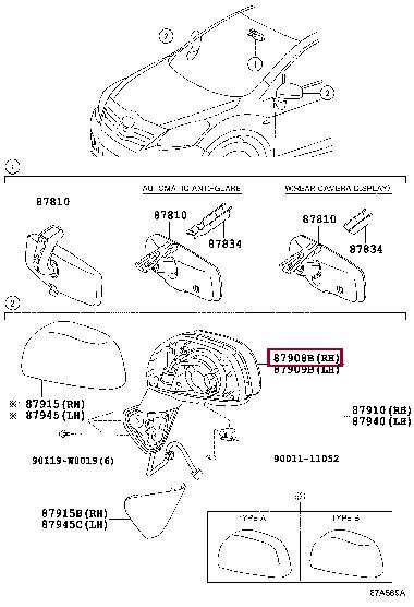 Toyota 87931-0F120 Auto part 879310F120: Buy near me at 2407.PL in Poland at an Affordable price!
