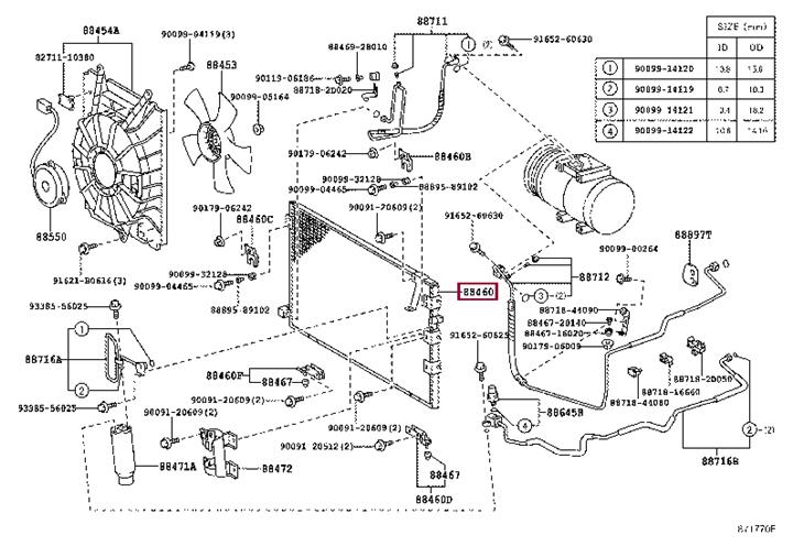 Toyota 88460-44320 Moduł chłodzący 8846044320: Dobra cena w Polsce na 2407.PL - Kup Teraz!