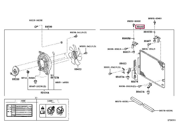 Toyota 88460-60410 Kühlmodul 8846060410: Kaufen Sie zu einem guten Preis in Polen bei 2407.PL!