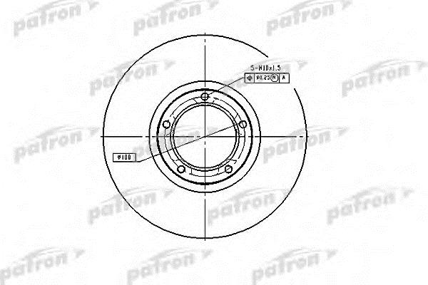 Patron PBD1653 Unbelüftete Bremsscheibe vorne PBD1653: Kaufen Sie zu einem guten Preis in Polen bei 2407.PL!