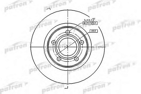 Patron PBD2806 Bremsscheibe PBD2806: Bestellen Sie in Polen zu einem guten Preis bei 2407.PL!