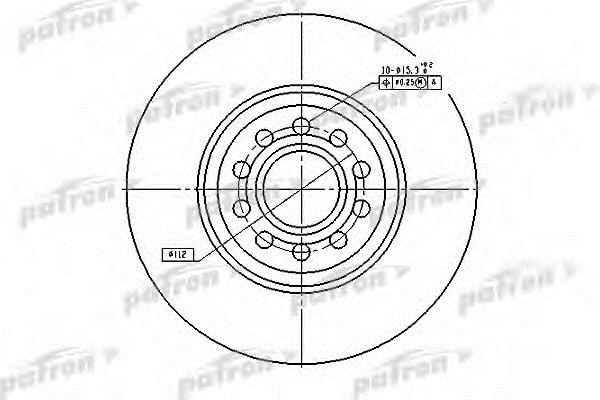 Patron PBD4262 Innenbelüftete Bremsscheibe vorne PBD4262: Kaufen Sie zu einem guten Preis in Polen bei 2407.PL!