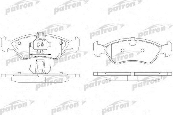 Patron PBP1067 Brake Pad Set, disc brake PBP1067: Buy near me in Poland at 2407.PL - Good price!
