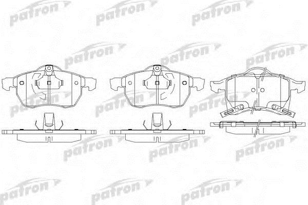 Patron PBP1295 Brake Pad Set, disc brake PBP1295: Buy near me in Poland at 2407.PL - Good price!