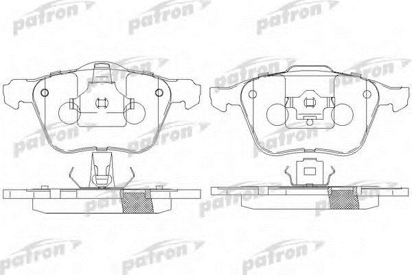 Patron PBP7008 Тормозные колодки дисковые, комплект PBP7008: Отличная цена - Купить в Польше на 2407.PL!