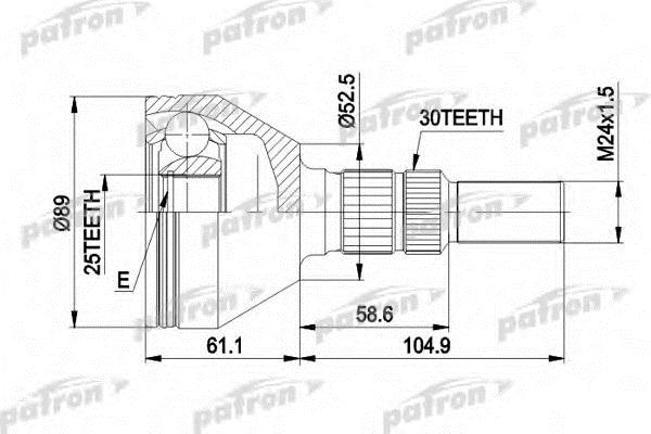 Patron PCV1420 Wellengelenk PCV1420: Kaufen Sie zu einem guten Preis in Polen bei 2407.PL!