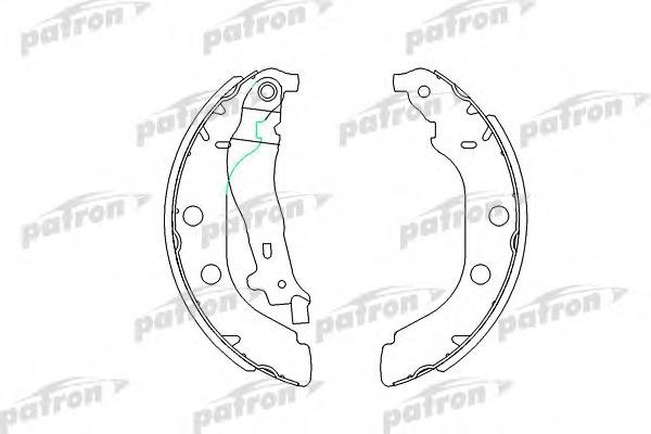 Patron PSP547 Brake shoe set PSP547: Buy near me in Poland at 2407.PL - Good price!